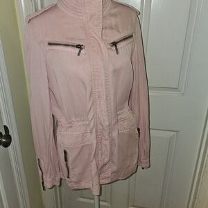 For The Republic Light Pink Utility Jacket